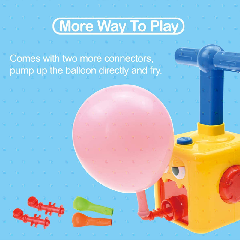 air powered hand push balloon car