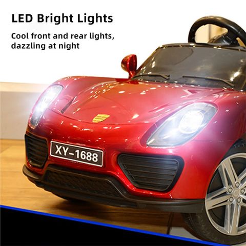 12v battery powered sports ride on car