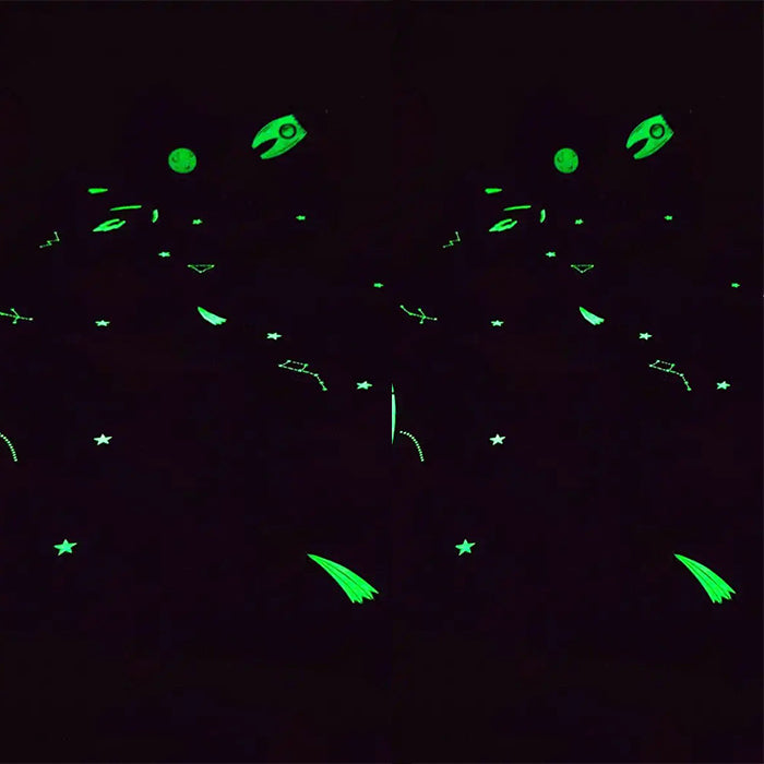 Universe Bedsheet For Kids  - Glow In Dark