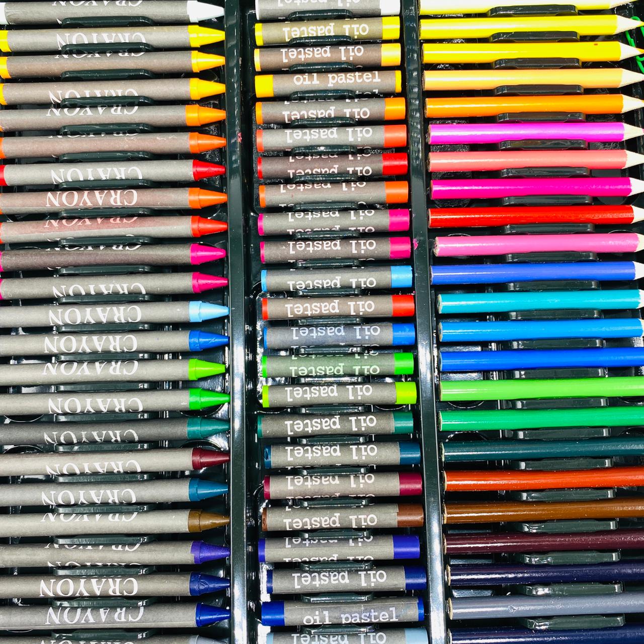 150 piece deluxe art set briefcase