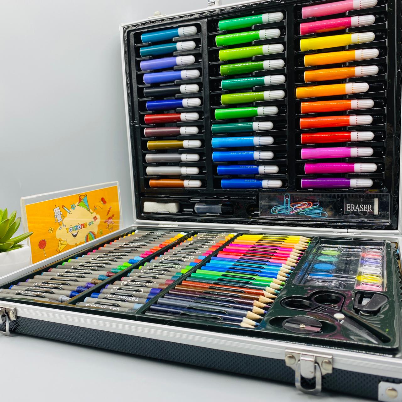 150 piece deluxe art set briefcase