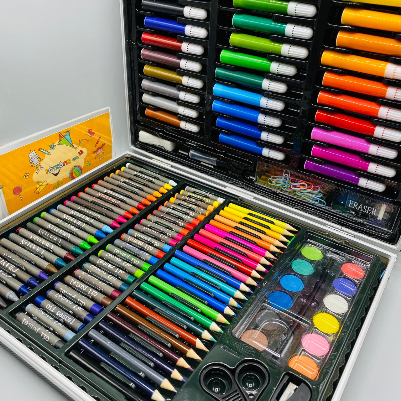 150 piece deluxe art set briefcase