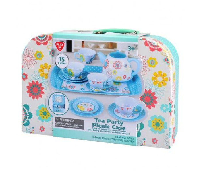 15 Pieces PlayGo Tea Party Picnic Case
