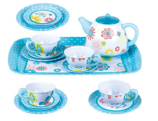 15 pieces playgo tea party picnic case