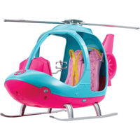Thumbnail for Barbie Helicopter, Pink and Blue with Spinning Rotor