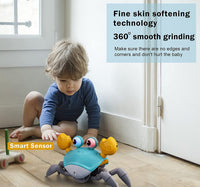 Thumbnail for B/O Crawling Crab Moving Toy