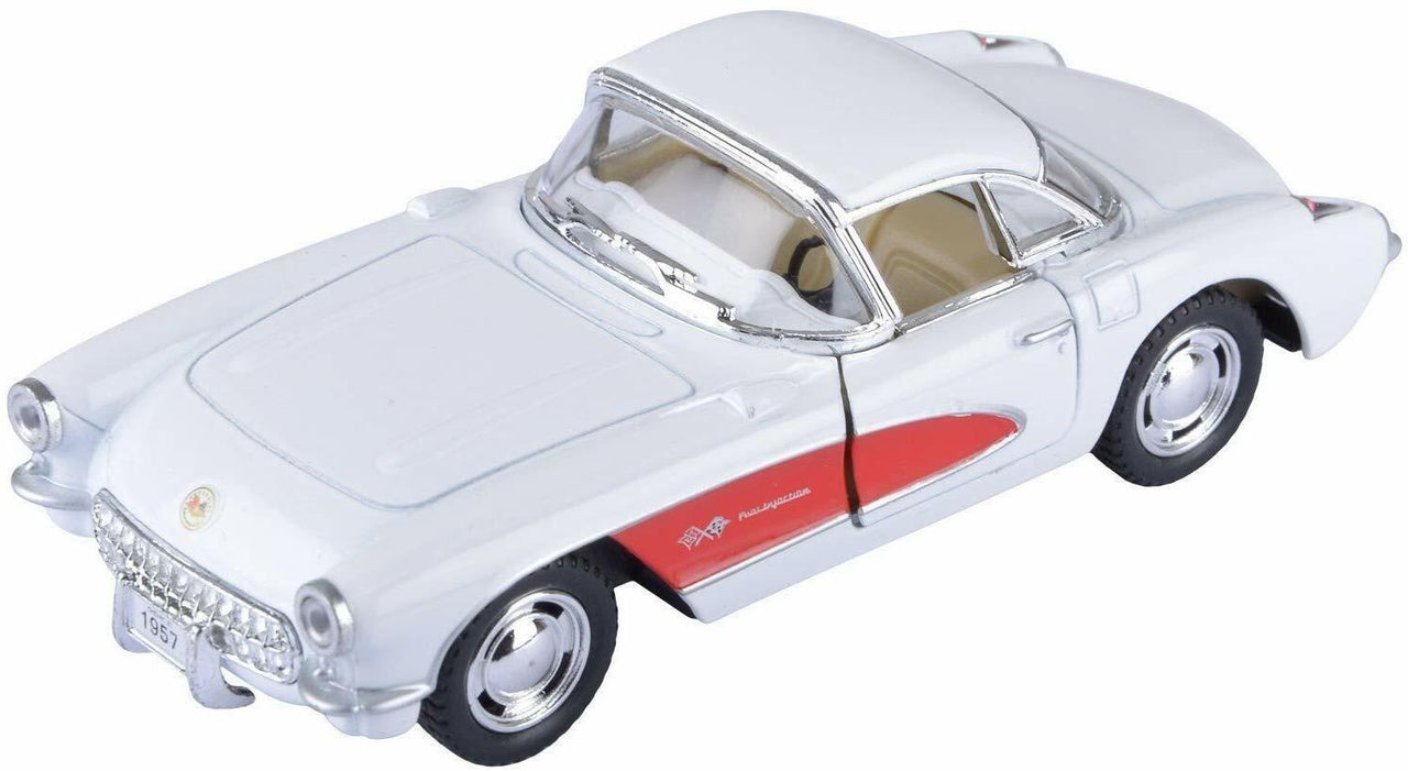 1957 chevrolet corvette hard top kinsmart diecast model toy car