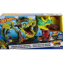Hot Wheels Track HDP03 Fire Truck City Dragon Drive