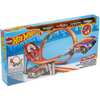 Thumbnail for Hot Wheels FCF18 Super Power Shift Raceway Track Set for Kids