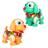 Thumbnail for Transparent Gear Walking Dog Toy