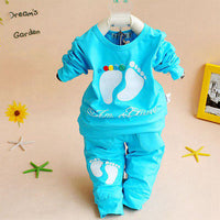 Thumbnail for 2pcs cute print baby outfit