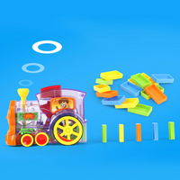 Thumbnail for 60Pcs Dominoes Blocks Set Electric Train