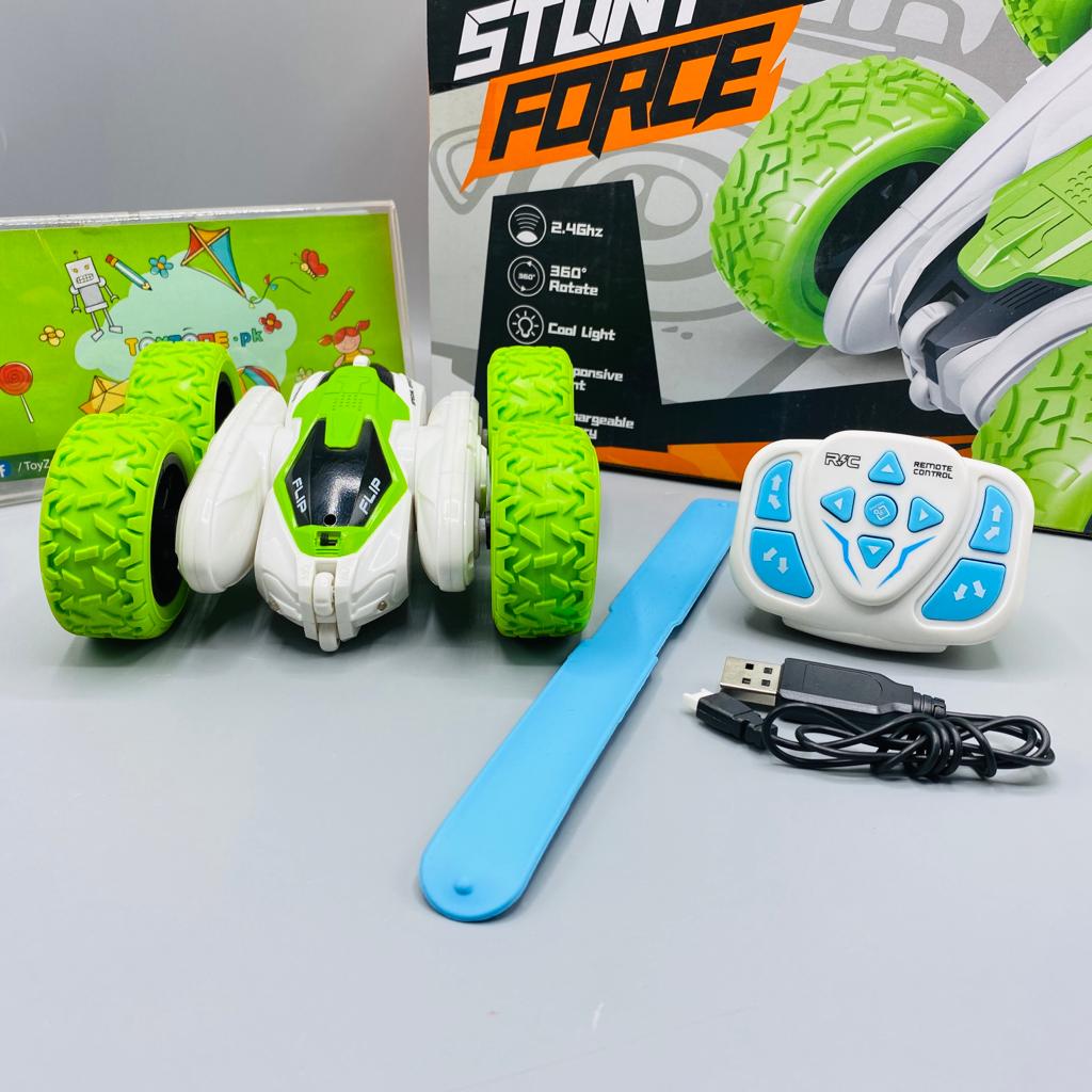 2 4ghz remote control 4 channel watch sensor roll flip stunt car