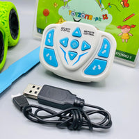 Thumbnail for 2 4ghz remote control 4 channel watch sensor roll flip stunt car