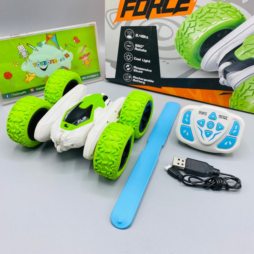 2 4ghz remote control 4 channel watch sensor roll flip stunt car