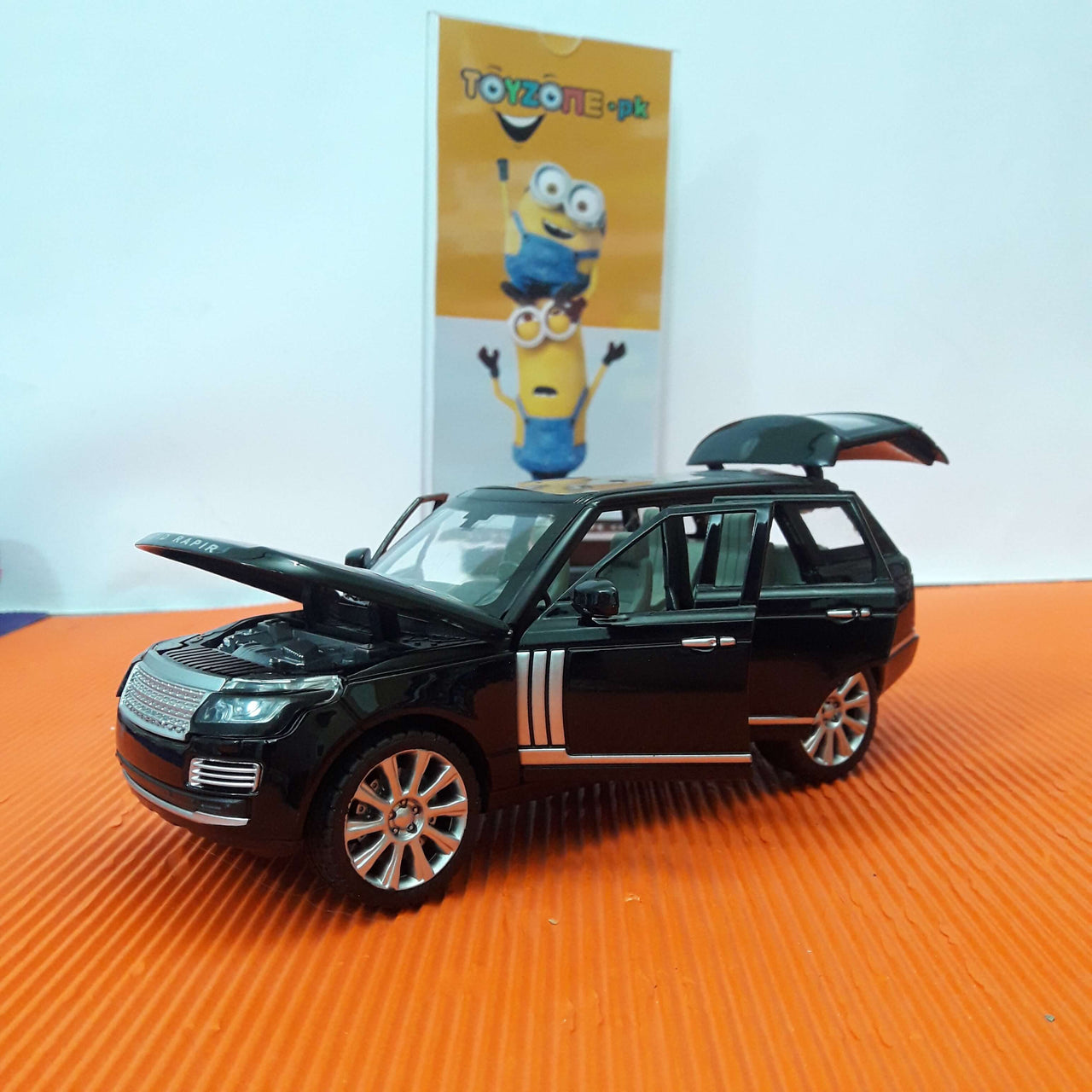 metal body range rover with lights sound