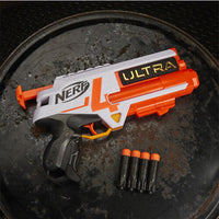 Thumbnail for nerf ultra four dart blaster 4 nerf ultra darts single shot blasting compatible only with nerf ultra darts