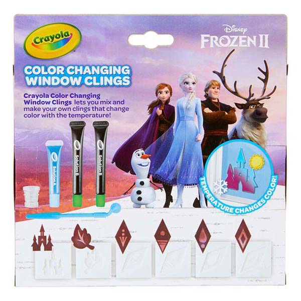 crayola frozen 2 color changing window sticker