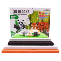 Thumbnail for 237 pieces 3d animal series puzzle blocks