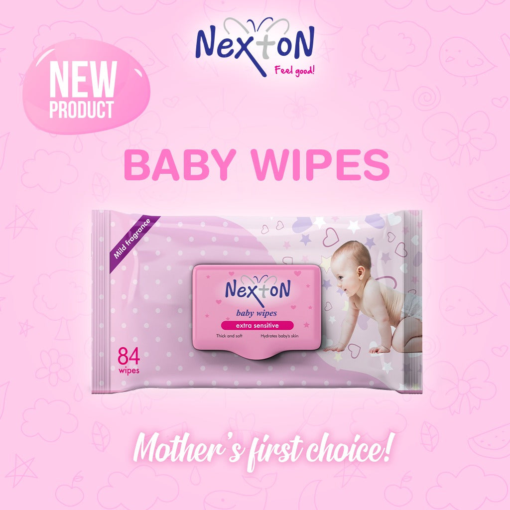 Nexton Baby Wipes Extra Sensitive 84 Pieces