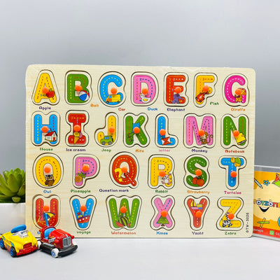 26 Alphabets Learning Block Puzzle Toy