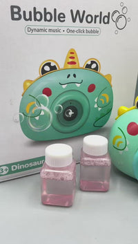 Dinosaur Shaped Bubble Camera