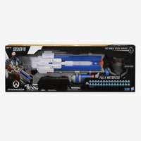 Thumbnail for nerf overwatch soldier 76 rival blaster fully motorized lights recoil action for teens adults