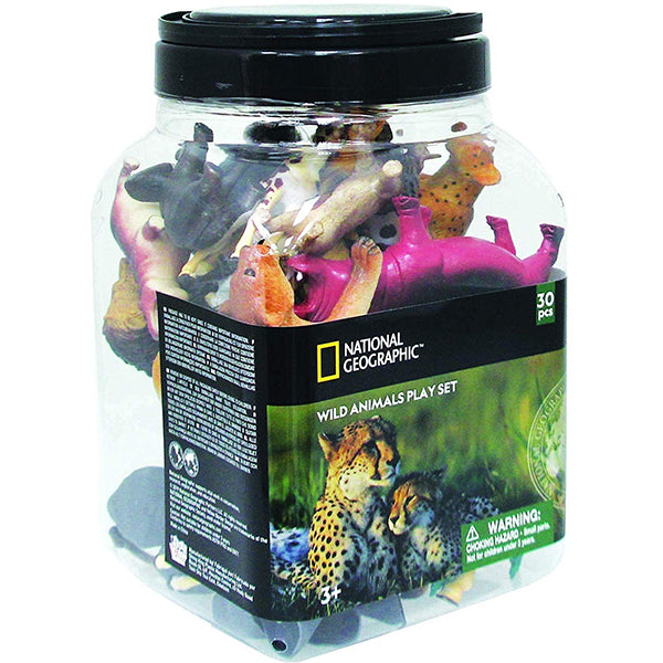 national geographic 30 pcs wild animals play set