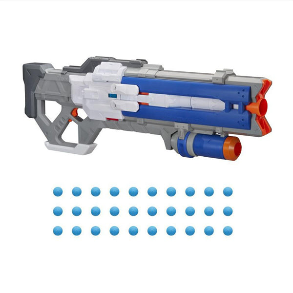 nerf overwatch soldier 76 rival blaster fully motorized lights recoil action for teens adults