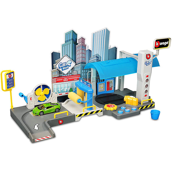bburago car wash play set
