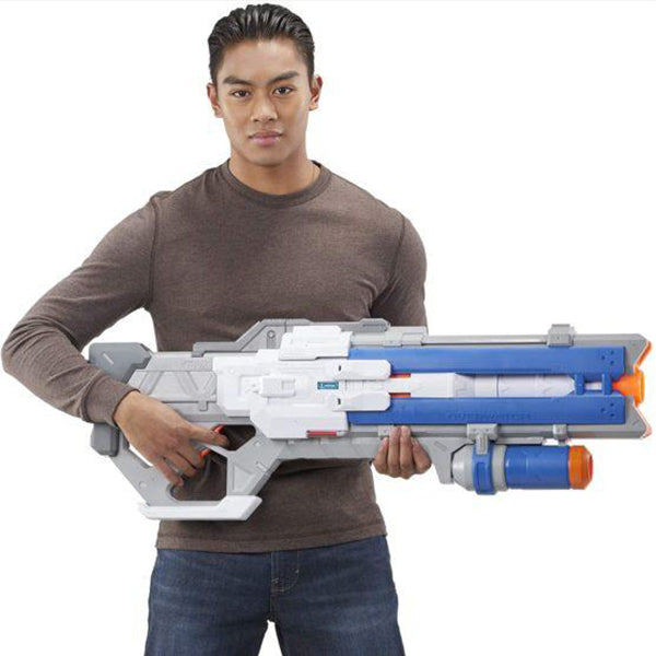 nerf overwatch soldier 76 rival blaster fully motorized lights recoil action for teens adults