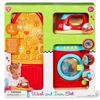 Thumbnail for playgo electronic washing machine with iron board set