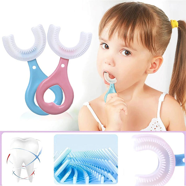 360 degree u shaped child toothbrush