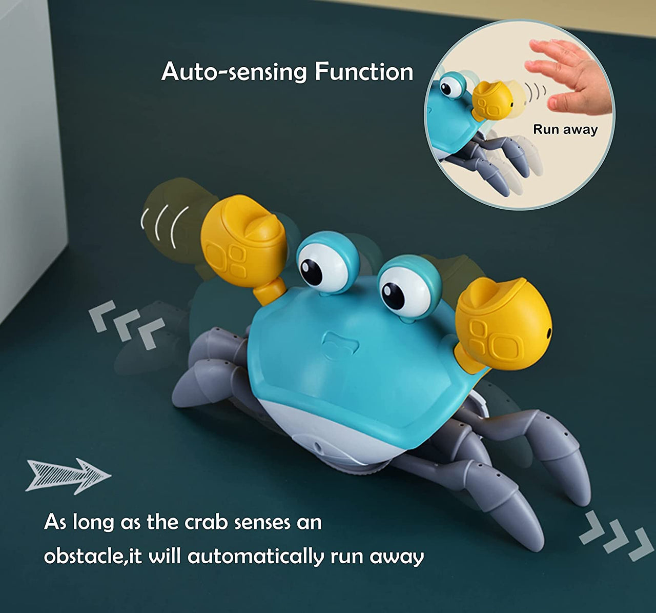 B/O Crawling Crab Moving Toy