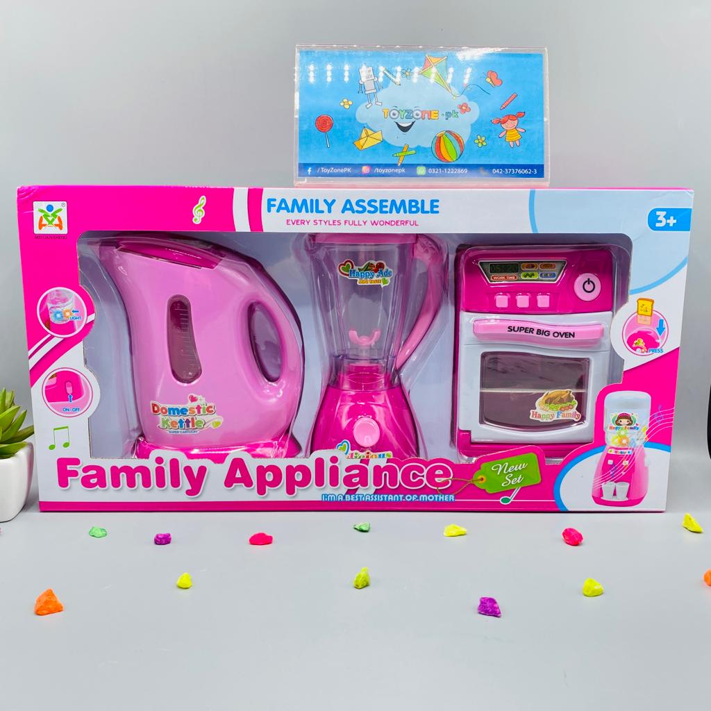 3 in 1 family appliance playset