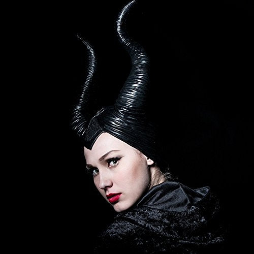 halloween black queen horns