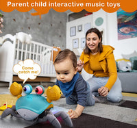 Thumbnail for B/O Crawling Crab Moving Toy