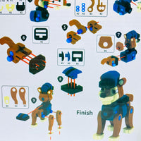 Thumbnail for 45 pieces 3d rescue dog puzzle blocks