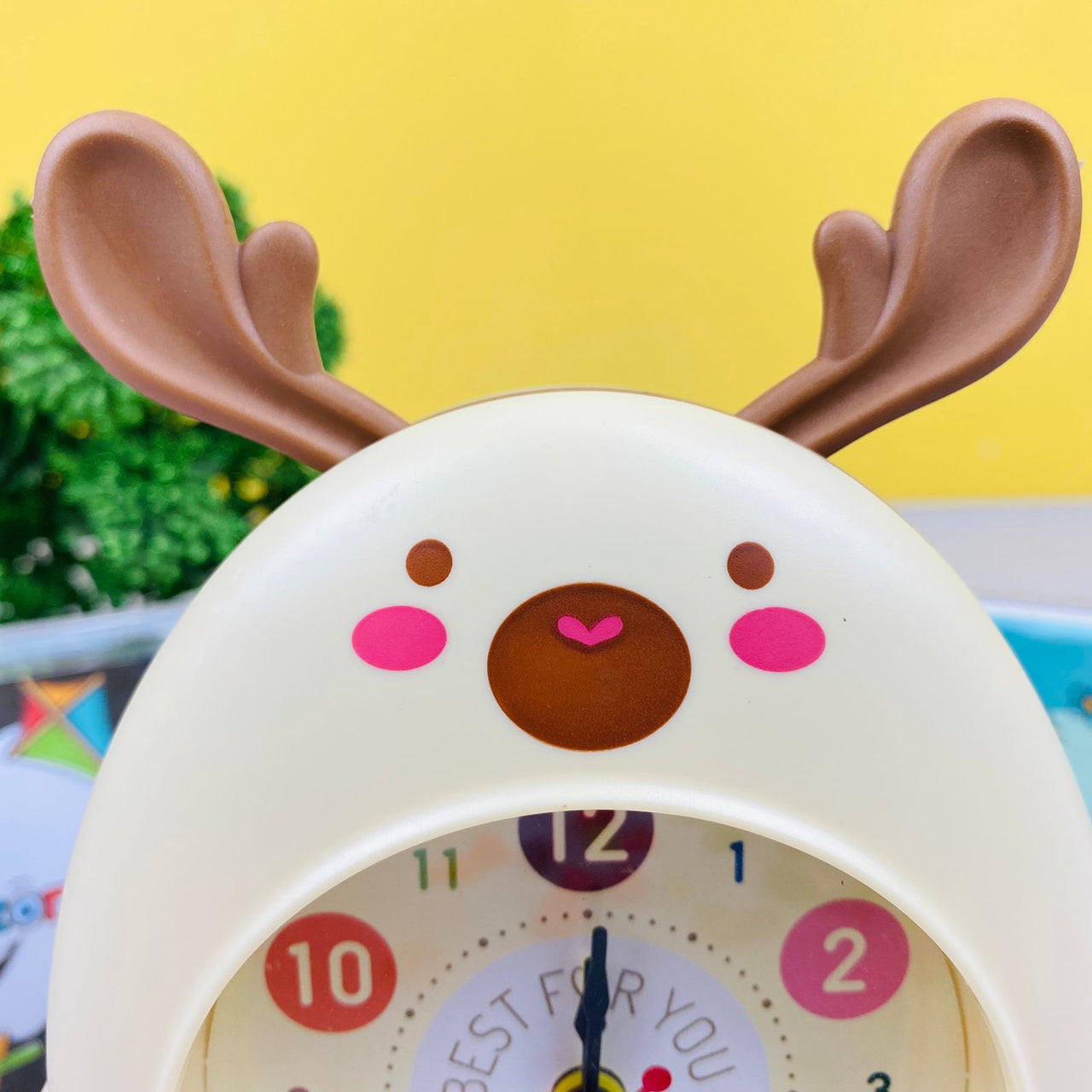 deer shaped table alarm clock