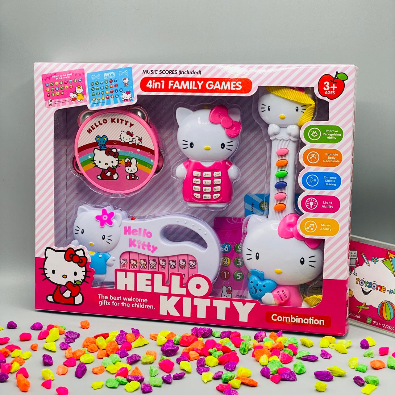 hello kitty music 4 in 1 family games tzp1