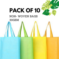 Thumbnail for non woven bag pack of 12 30gsm