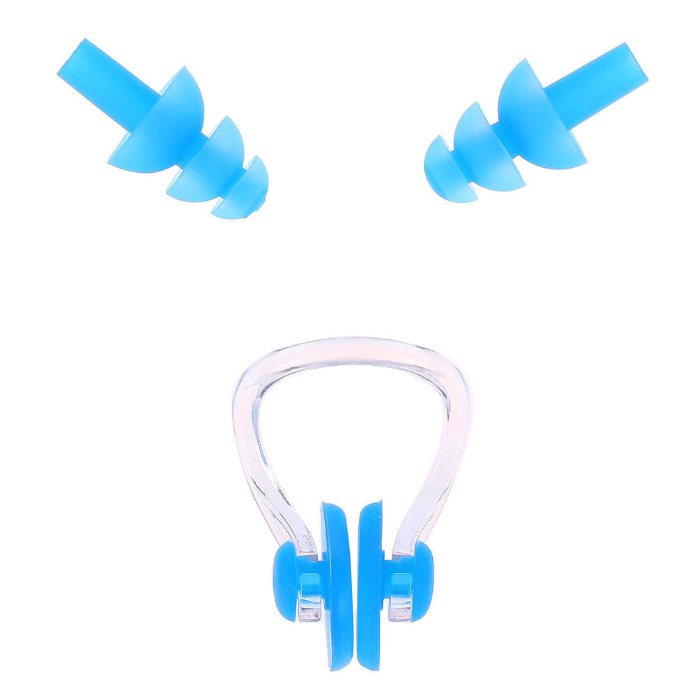intex ear plugs nose clip set
