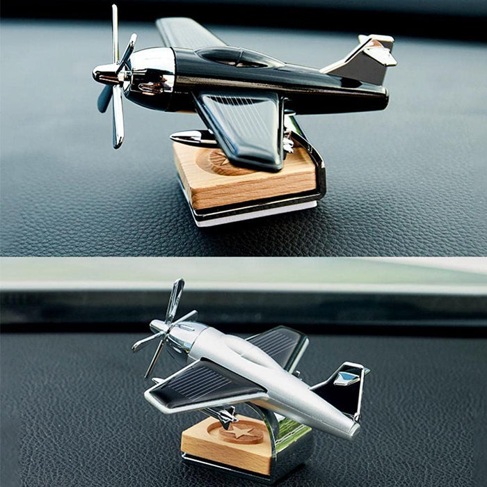 Aeroplane Solar Car Air Freshener Perfume Diffuser