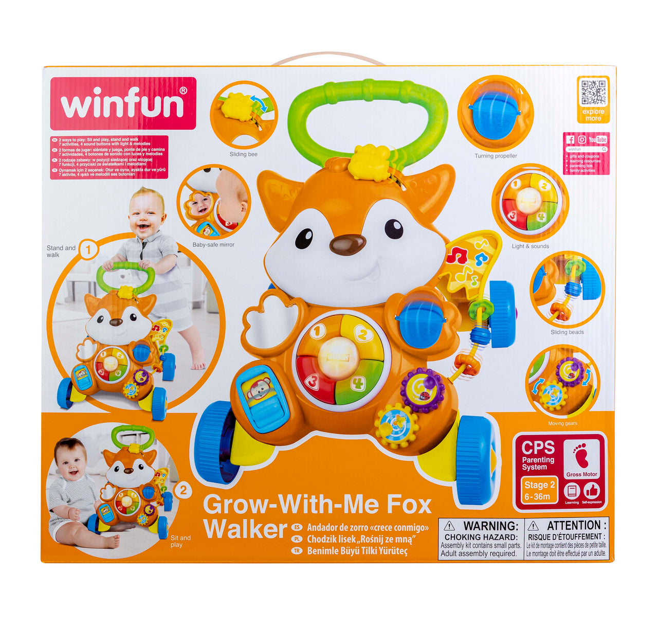 Winfun Grow with Me Fox Walker