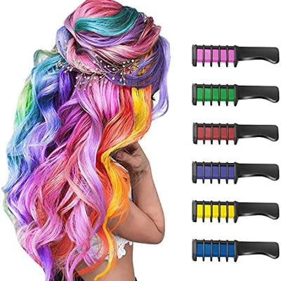 DIY Temporary Hair Chalk Comb