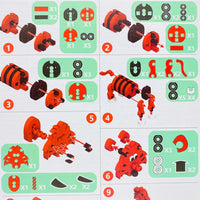 Thumbnail for 55 pieces 3d tiger puzzle kit