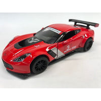 Thumbnail for Kinsmart Chevy Chevrolet Corvette C7 R Diecast Model Toy Car 1:36