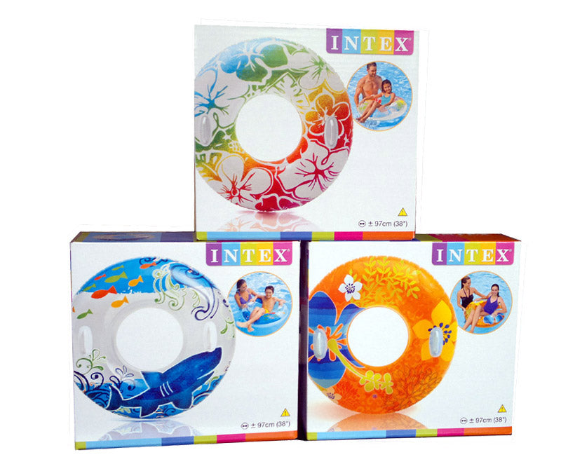 Intex Transparent Tubes ( 38" inches ) With Handles