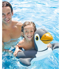 Thumbnail for Intex Animal Split Ring Zebra Duck Penguin