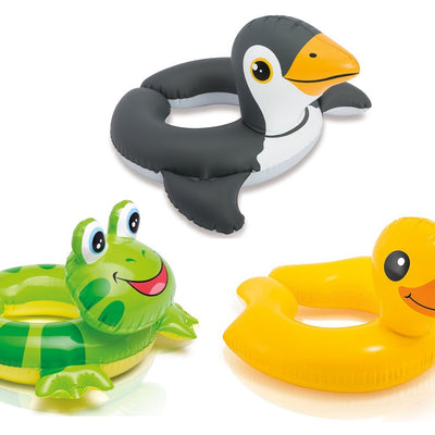 Intex Animal Split Ring Zebra Duck Penguin